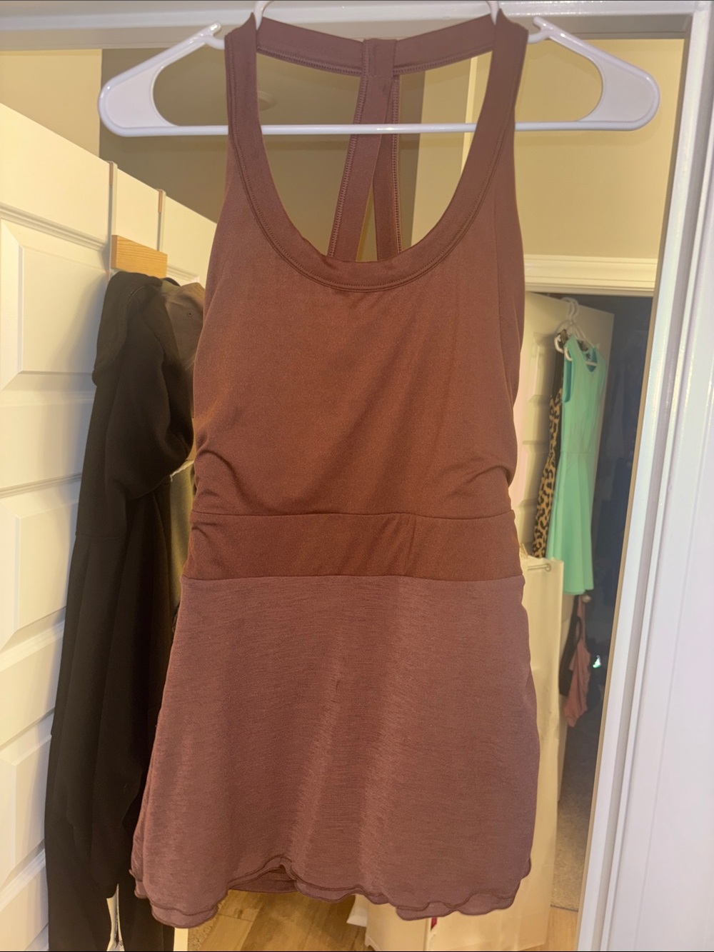 Lululemon Brunch and Back Dress Brown Midi Dress
